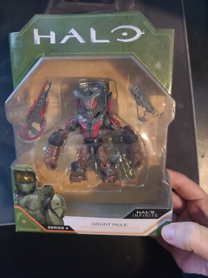 HALO Infinite Series Wave 4 Grunt Mule with Disruptor and Stalker Rifle