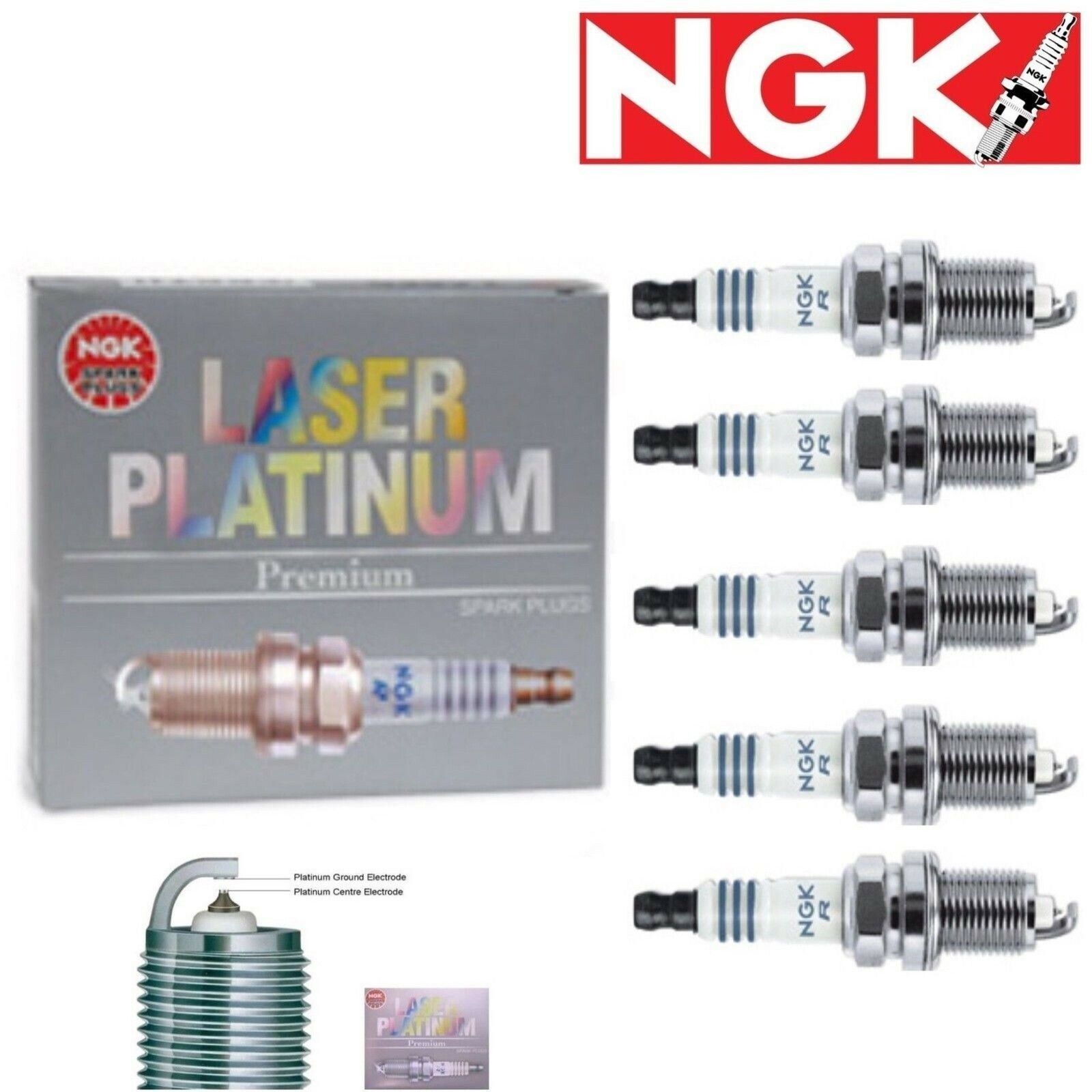 5 Pack NGK Laser Platinum Spark Plugs 2007-2009 Hummer H3 3.7L L5 Kit Set