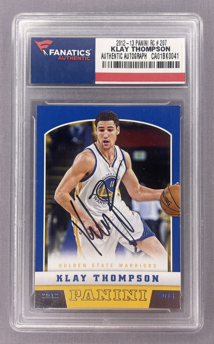 その他 Klay Thompson Auto Panini Rookie PSA Klay Thompson Signed