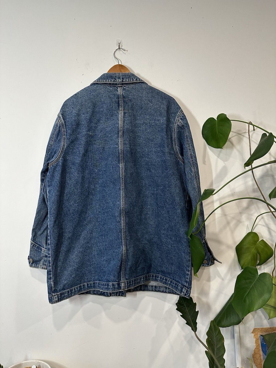 Vintage 90s Polo Ralph Lauren Jean Chore Trucker Jacket Coat