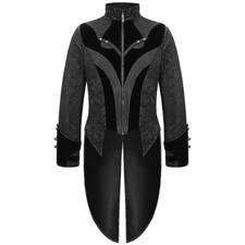 Gothic Men's Devil Fashion Cavendish Gothic Regency Tailcoat Jacket/USA