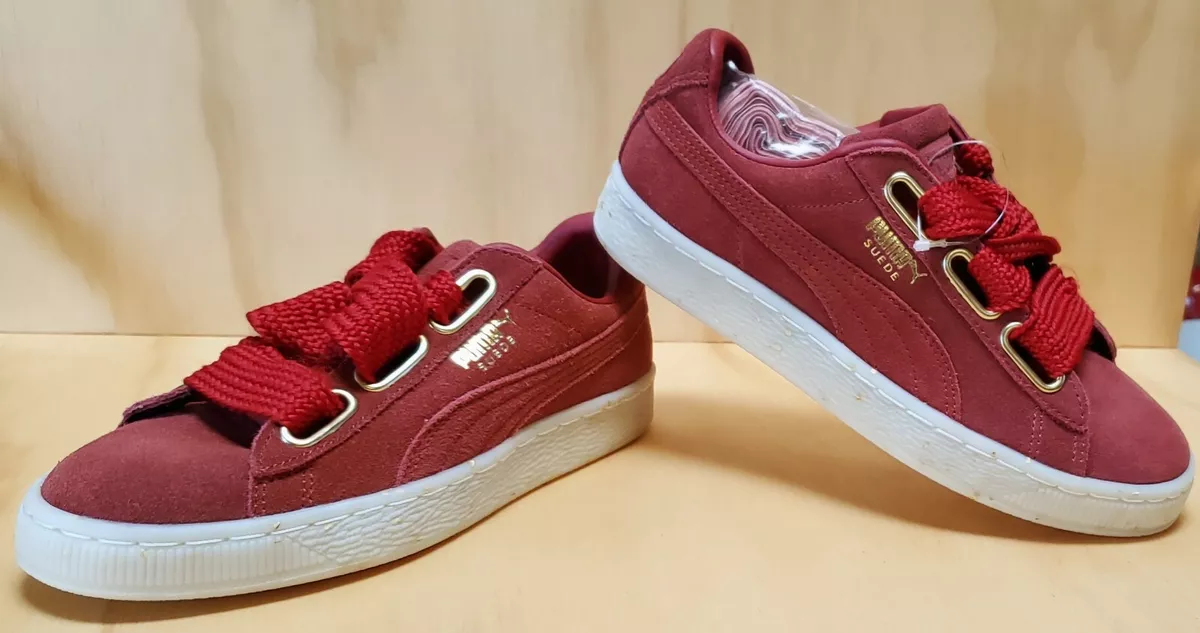 Puma suede top heart celebrate