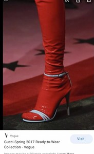 gucci heels with socks