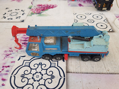 K-31 Matchbox Superkings K-12 Hercules Mobile Crane blau ''Hoch & Tief''