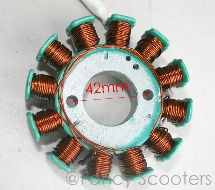 Znen 12 Coils Stator (5 Wires) for GY6 125cc 150cc Scooters MAGNETO