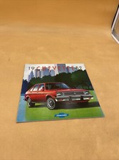 1982 Chevrolet Chevette Original Dealer Showroom Sales Brochure Catalog Book