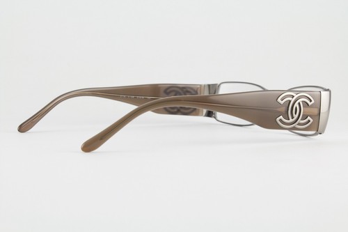 Very Rare Authentic Chanel 2119 c.108 51mm Gunmetal Brown Glasses Frames Italy - Picture 3 of 7