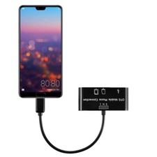 3in1 USB C SD Micro SD/TF Card Reader Type C to Female USB 2.0 OTG Adapter