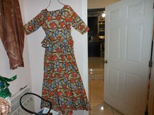 BRAND NEW AUTHENTIC AFRICAN CLOTH LADIES SKIRT AND BLOUSE ONLY NO HEADTIE