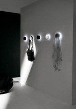 Pallucco Alone Applique appendiabiti COLORE BIANCO Lampada a parete 