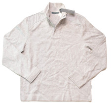 Perry Ellis New Mens 1/4 Zip Sweater Jersey Knit Heather Gray Medium 79.50