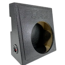Super Duty Dual 1x12" Subwoofer Box Enclosure For 98-16 Ford F250/350/450