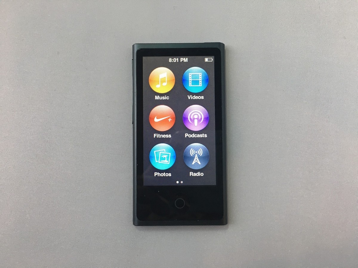 Apple iPod nano 7th Generation Slate (16GB) new 885909565559| eBay