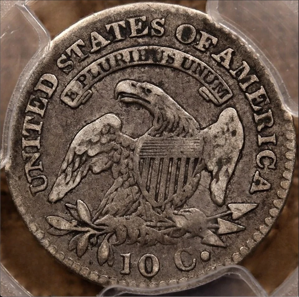 1827 PCGS F15 CAC JR-2 🔴 $18,000 APR 🔴 Pop 10 ALL Grades ✅ Bust Dime ✅ - Image 2 of 4