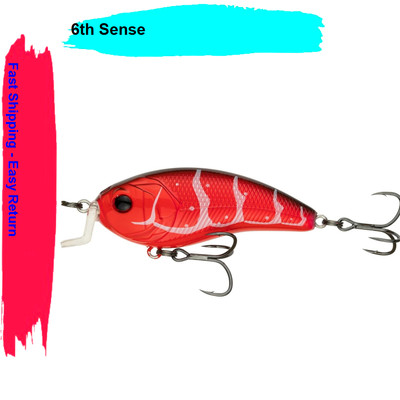 6th sense swank 66x bass crankbait 2.6'' 1/2oz rambo red