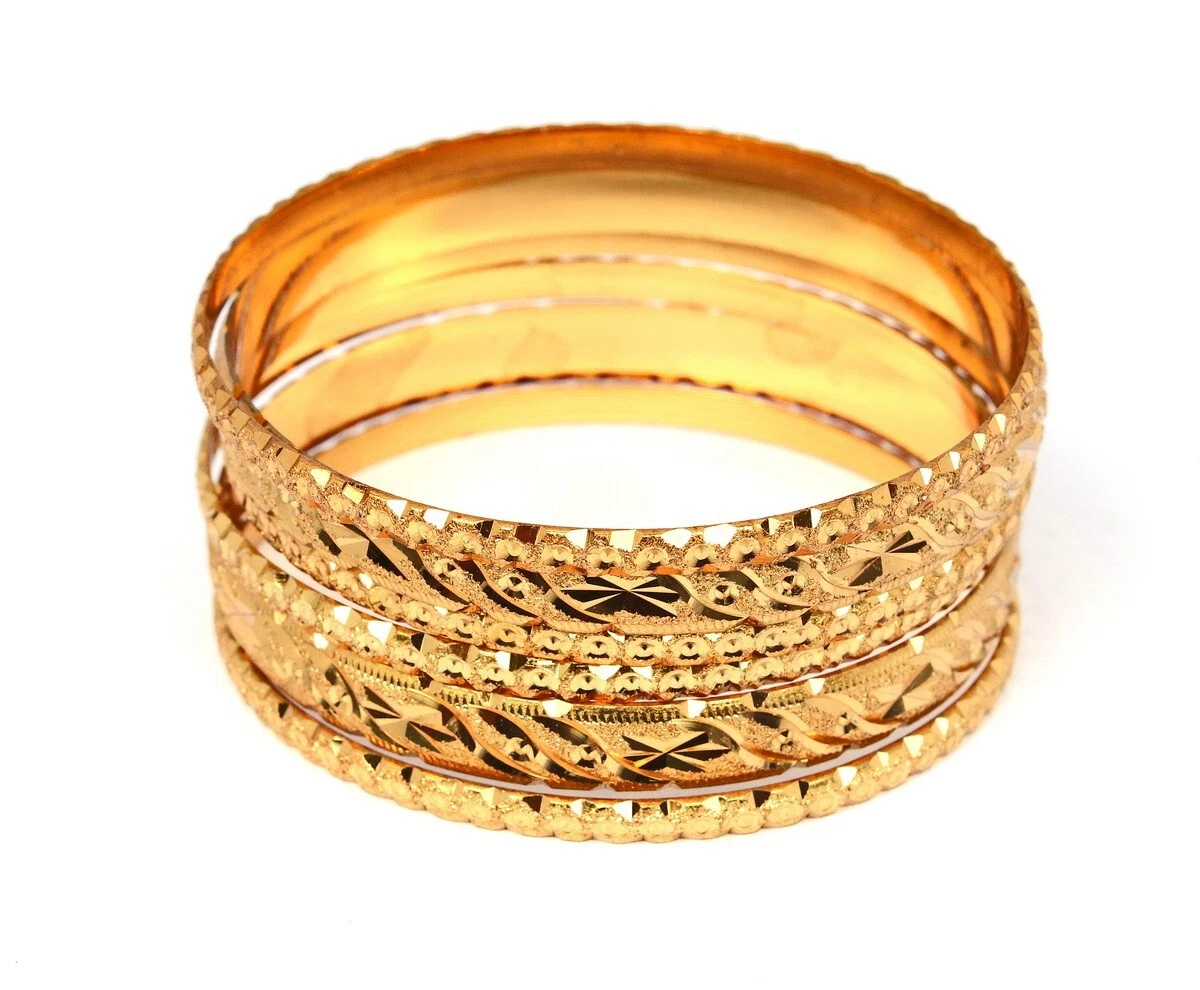 Indian 24k Gold Plated Bracelet For Men Women Moroccan Nigerian Fashion  Bridal Wedding Bracelets Gifts - Bracelets - AliExpress