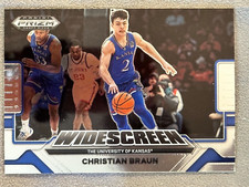 2022 Panini Prizm Draft Picks Basketball Christian Braun Widescreen WS-CB
