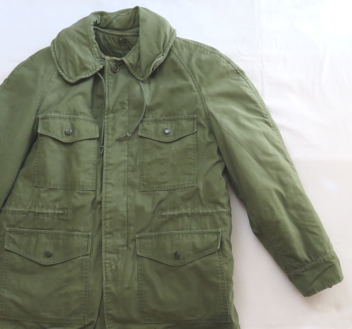 Military Vintage Field Coat Jacket 60's 1966 Vietnam War