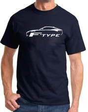 Jaguar F-Type Coupe Classic Outline Design Tshirt NEW COLORS