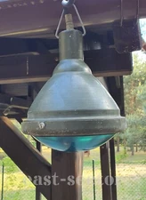 Vintage Lamp Soviet Russian Army Cold War Military Field Tent Light Loft Factory