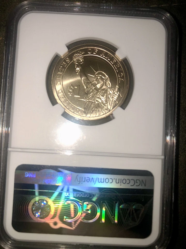 2007-P James Madison MINT ERROR From THE ANNUAL DOLLAR SET NGC MS69 Gems POP 1 - Image 3 of 3