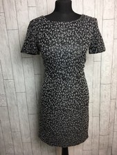 Great Plains Black & Grey Speckle Pattern Textured Dress Work Wear Size Medium