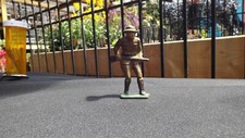 Ealy Grey Iron Soldier Doughboy Cast iron - 1930's