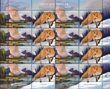 Korea South 2022 "Endagered Species Saved from Extinction" Sheet