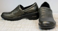 BOC Born Clogs Work Nurse Bronze Brown Pebbled Leather Women sz 10 M Slip On