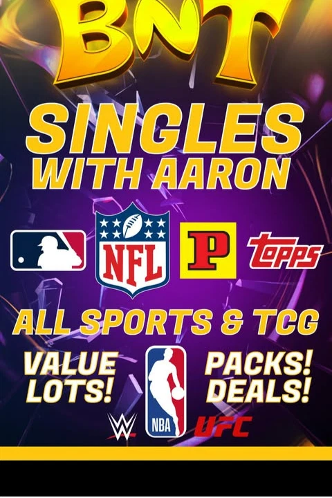 Value Auctions W/ AARON! Slabs, packs and more! NEW COLLECTIONS!