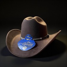 Brown Felt Cowboy Hat. Men s Wool Western Hat. Sombrer Vaquero De Hombre.