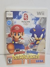 Mario & Sonic at the Olympic Games Nintendo Wii 2008 CIB Tested Working 