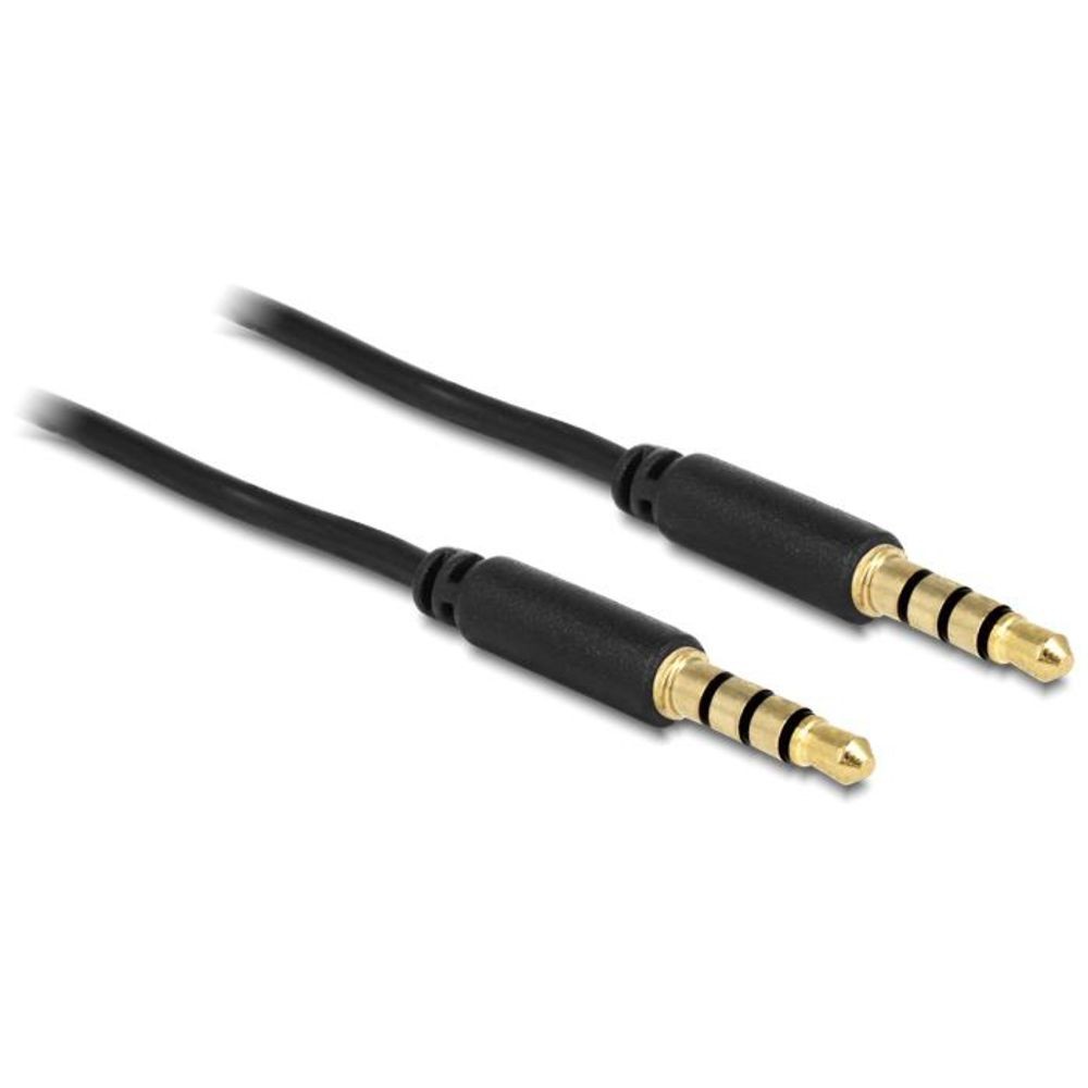 Delock Kabel Klinke 35mm STST 4pin IPhone 20m schw 2290₽