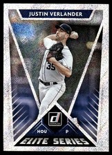 Justin Verlander 2020 Donruss #E-7 Astros Insert ? SEE SCAN! FREE SHIPPING