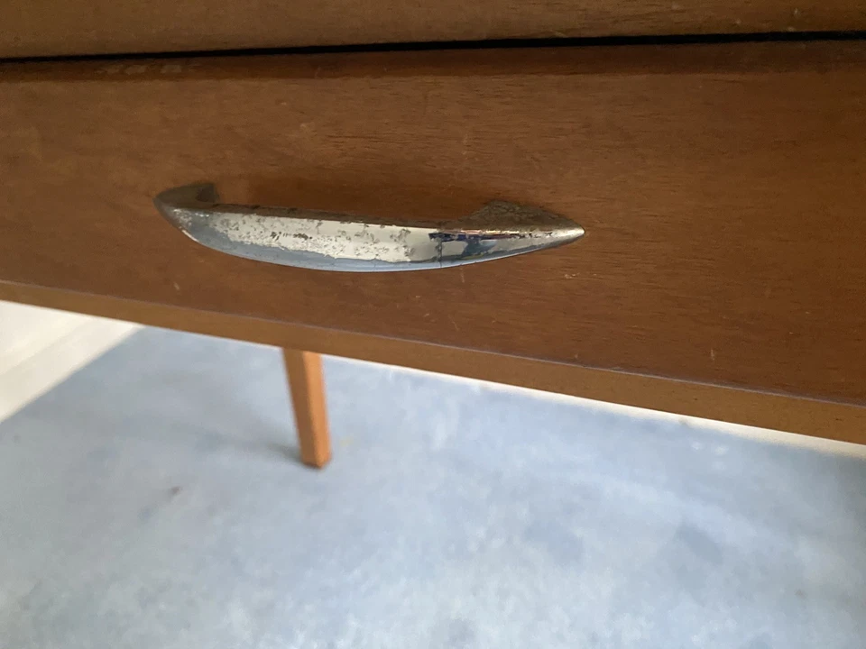 1950s / 60s Guildform Formica Table. Light blue Original Vintage Retro - Image 2 of 4