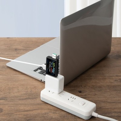 10 in 1 USB Tester mit IPS LCD Display für Ladegerät Spannung Strom Test