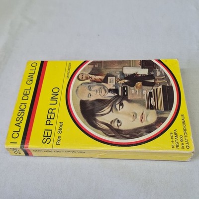 (Rex Stout) Sechs für einen 1978 Mondadori Classic 293