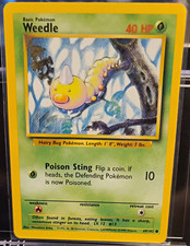 Pokemon 3CARD LOT! Weedle Base Set + Base Set 2 & Base Set Japanese NM
