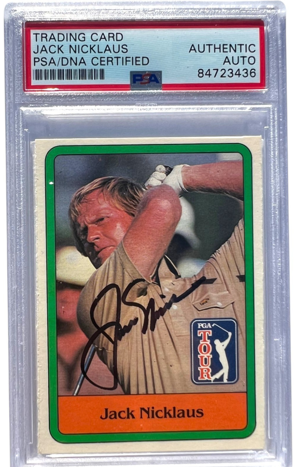 Jack Nicklaus 1981 Donruss Golf #13 Signed Rookie Card PSA/DNA AUTO