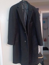 lauren ralph lauren mens black overcoat