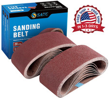 20PCS 3x18inch Sanding Belts 40 60 80 120 150 240 400 Grit Belt Sander Sandpaper