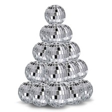 Yescom 20PCS 1.6" Small Disco Ball Mirror Mini Hanging for Events Wedding Party