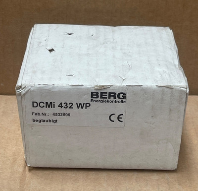 Berg   DCMi 432 WP   3 Phase Digital Energy Meter (MID, S0 Output)