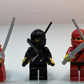 Vintage Lego Ningago MiniFigures With Weapons And Extra Helmets