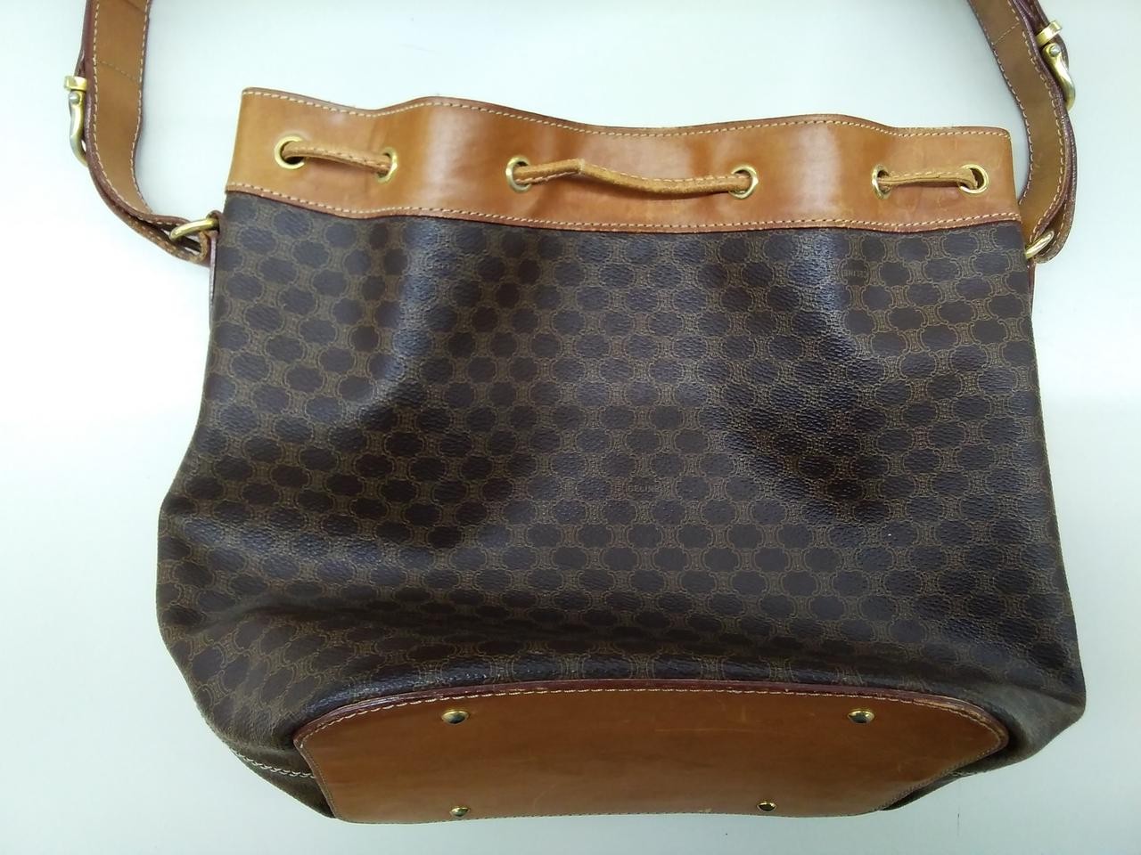 Drawstring Shoulder Bag Model Macadam Pattern M92… - image 2