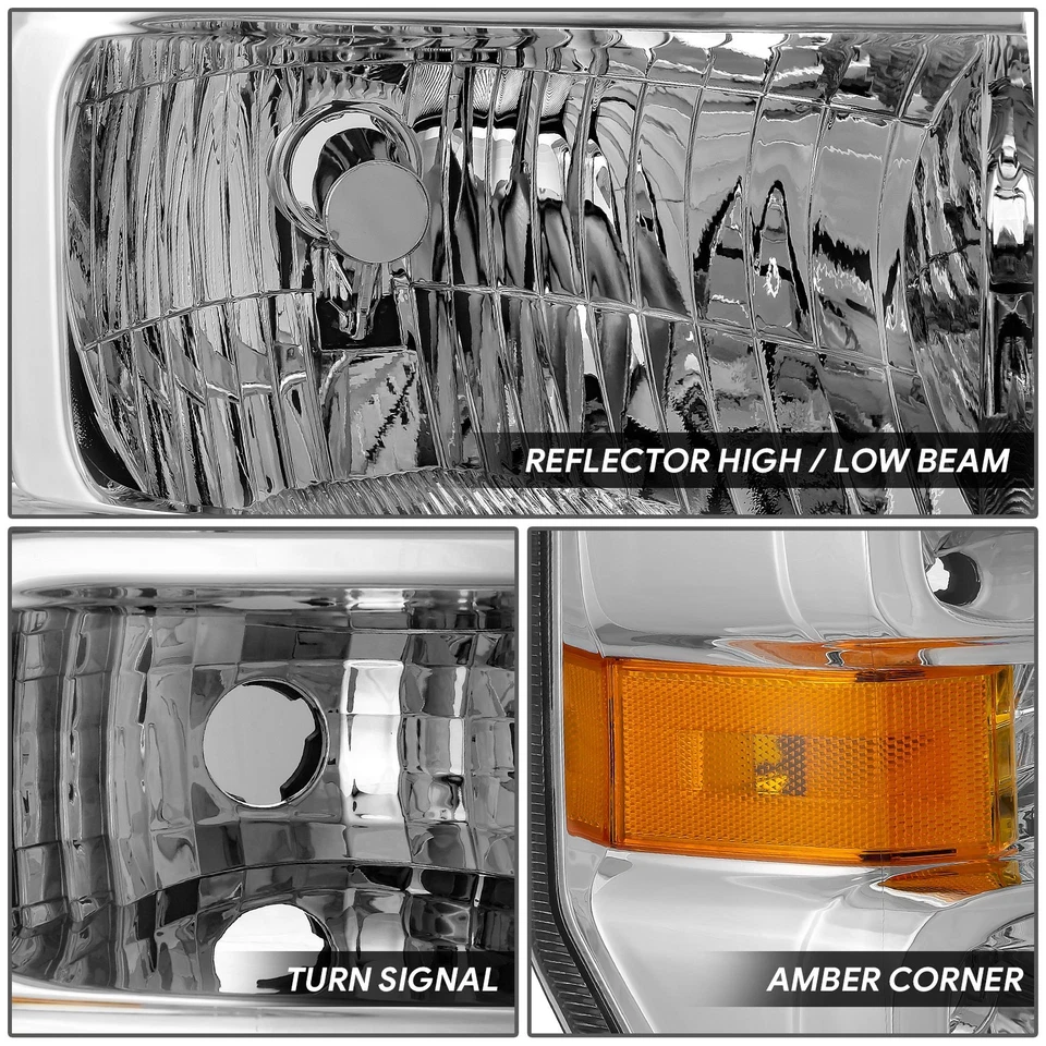 Faro pasajero/derecho para Ford E150 E250 E350SD E450SD F650 F750 2008-2021 Foto 3 de 4