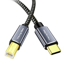 USB C Printer Cable 6 ft, USB Type C to USB 2.0 Type B Printer Scanner Cable Cor