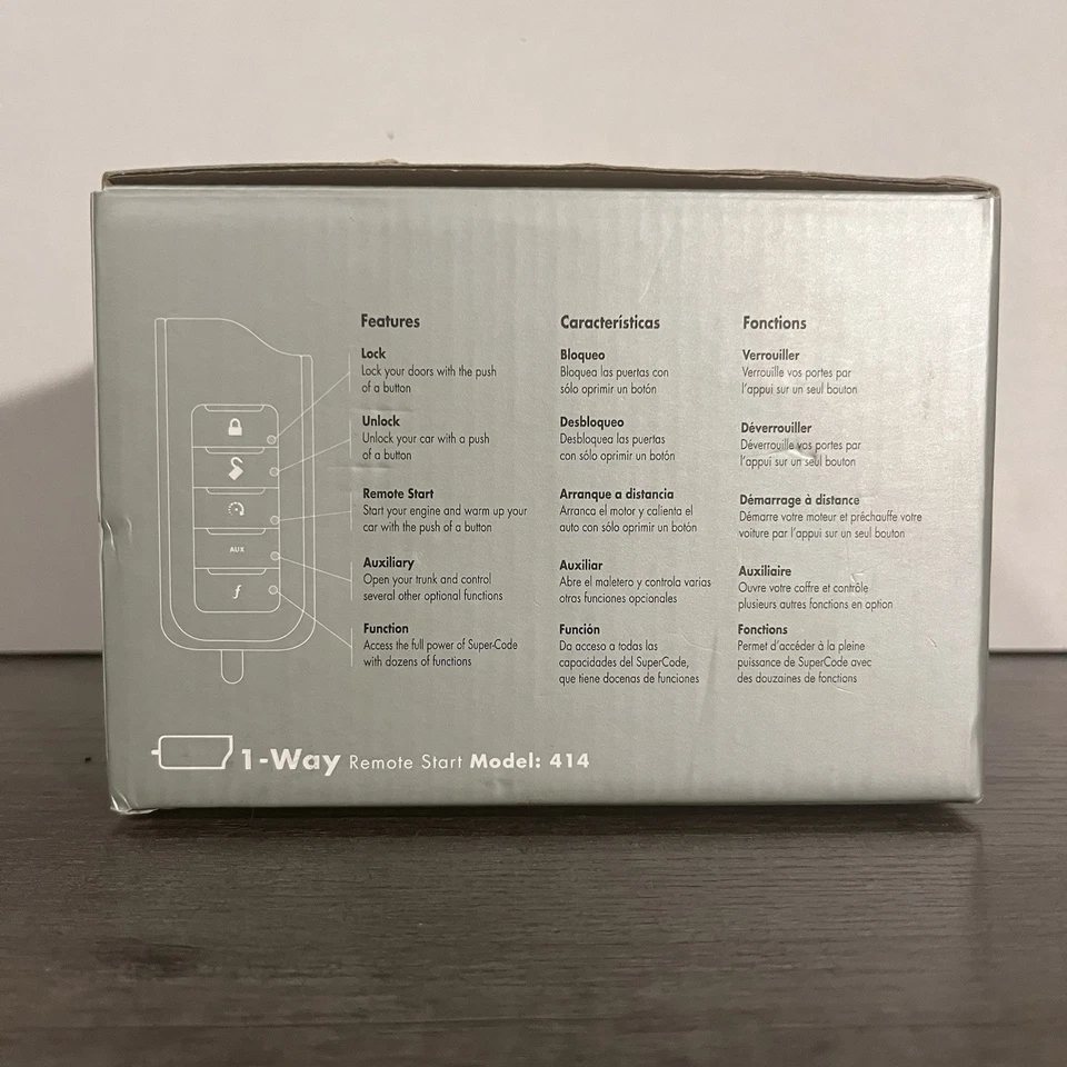 Python 1-Way (2) Fob Remote Start - Lock/Unlock Super-Code Smartphone Compatible - Image 3 of 4