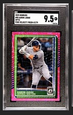 AARON JUDGE 2025 Donruss Optic Pink Velocity 47/79 New York Yankees SGC 9.5