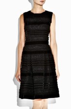 Oscar De La Renta Black Dress. Made In Italy